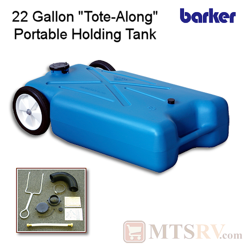 Barker Tote-Along 22 GALLON Portable Waste Water Holding Tank