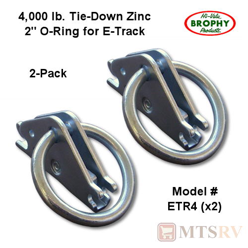 Brophy ETR4 O-Ring for E-Track - 2-PACK