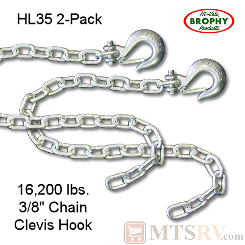 Brophy HL35 Safety Chain 2-Pack