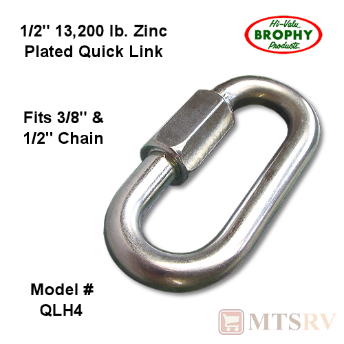 Brophy QLH4 1/2" Metal Quick Link
