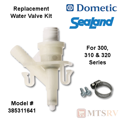 Dometic Sealand Repl. Water Valve Kit for 300/310/320