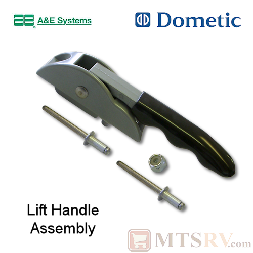 Dometic A&E Replacement Lift Handle Assembly - Single - for A&E models 8500, 9000 & 9100