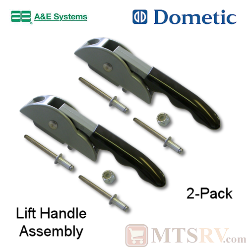 Dometic A&E Replacement Lift Handle Assembly - 2-PACK - for A&E models 8500, 9000 & 9100