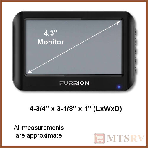 The 4.3" Furrion Vision S Single Camera Vehicle Observation System with