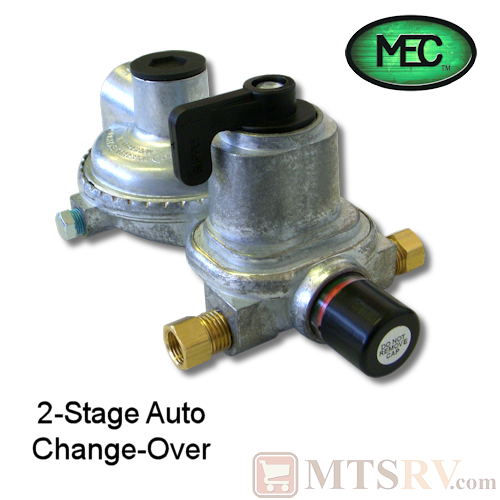 MEC 2-Stage Automatic Changeover LP Propane Gas Regulator - Model #MEGR-253