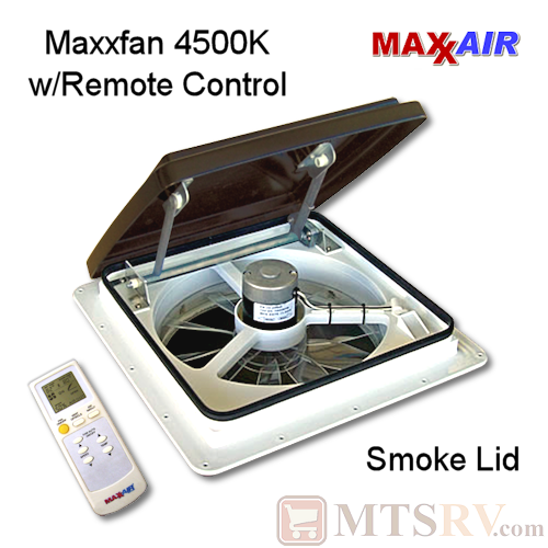Maxxair MAXXFAN 4500K 12v Powered FAN w/12" Blade Electric Open