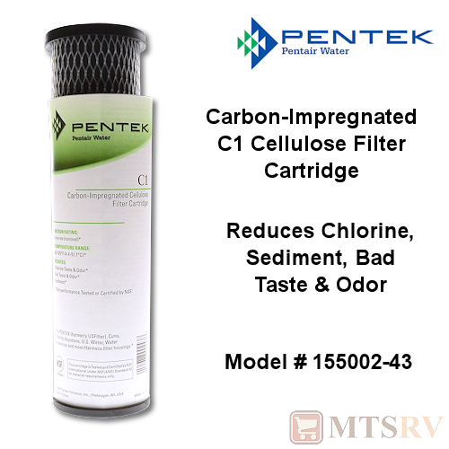 Pentek C1 Carbon Replacement Filter Cartridge