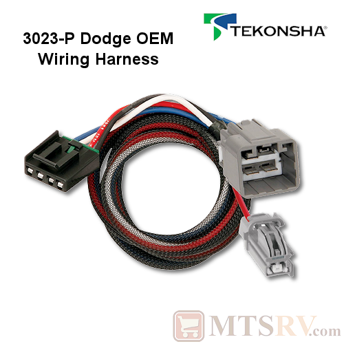 Tekonsha 3023-P Dodge Ram Plug-N-Play OEM Brake Control Wiring Harness
