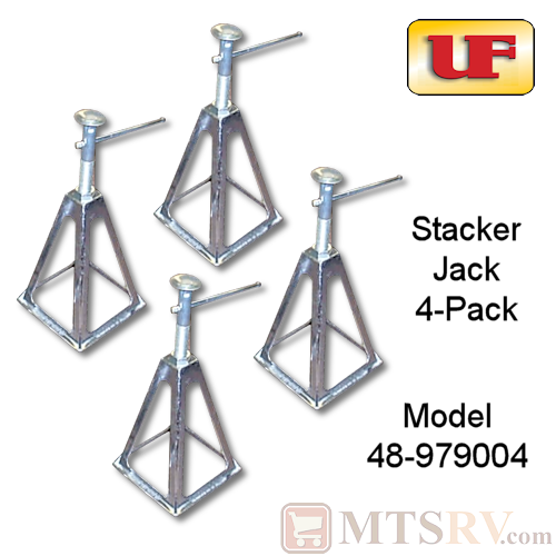 Ultra-Fab RV Trailer Stabilizer Stacker Jack - 4 PACK - 6000 lb Rated - NEW