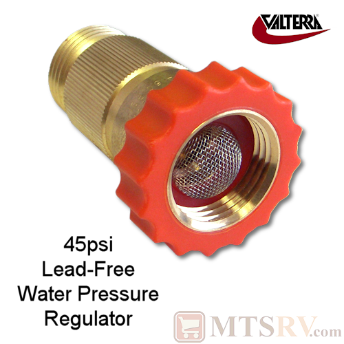 Valterra Lead-Free 45psi Brass Water Pressure Regulator with Easy Gripper - Model A01-1120