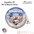 Apex Aquaflex 25' x 1/2" RV & Marine Reinforced Water/Garden Hose - USA Made