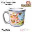 Camp Casual "Travel Map" 15 oz. Ceramic Mug - THE Mug