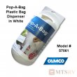 Camco Pop-A-Bag - Plastic Bag Holder/Dispenser - WHITE - 57061