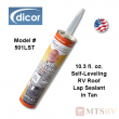 DICOR Lap Sealant 501LST - Self-Leveling - TAN - 10.3 oz Tube