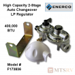 Enerco High BTU Capacity 2-Stage Auto-Change Regulator