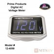 Prime Products Plug-In 120V Digital AC Voltage Meter - Large Display - #12-4059