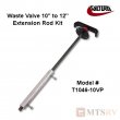 Valterra Adjustable Waste Valve Extension Rod Kit - Adjusts 10"-12" - T1046-10VP