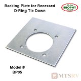 C.R. BROPHY BP05 Backing Plate for RR05 and RRS5 Recessed Tie-Down Rope Rings - SINGLE