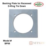 C.R. BROPHY BP06 Backing Plate for RR06 and RRS6 Circular Tie-Down Rope Rings - SINGLE
