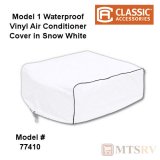 Classic Accessories Over Drive #1 RV Air Conditioner Cover in Snow White Coleman/Mach/Roughneck/TSR