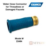 Camco RV Water Bandit Hose Connector for connecting to Threadless or Damaged Faucets