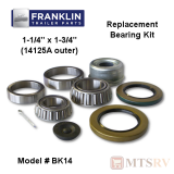 FRANKLIN Bearing Kit - Model BK14 - 1-1/4" x 1-3/4" (14125A outer) for F865D - SINGLE