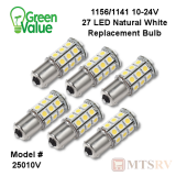 Green Value Natural White 1156/1141 Replacement LED Bulb - 6-PACK