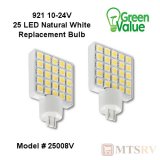 Green Value 25 LED Replacement Bulb - 921 Wedge Base Tower LED - SET OF 2 - 25008V