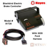 HAYES Blackbird Trailer Brake Control w/3035 Ford OEM Harness