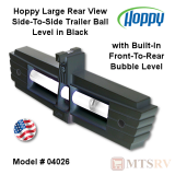 Hopkins Hoppy Large Rear View Mirror Trailer Level in Black