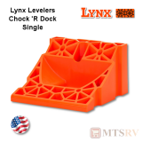 Lynx Levelers Orange Chock 'R Dock - Wheel Chock with Built-In Dock