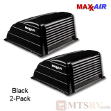 Maxxair Standard Large Vent Cover -  Black - 2-PACK - made for covering most 14x14" Vents