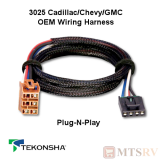 Tekonsha OEM Brake Control Wiring Harness - Chevy/GMC/Cadillac - #3025