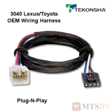 Tekonsha OEM Brake Control Wiring Harness - TOYOTA / LEXUS - #3040