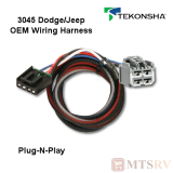 Tekonsha OEM Brake Control Wiring Harness - DODGE / JEEP - #3045