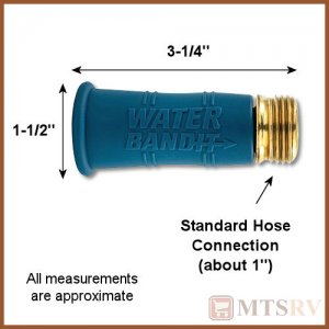 Camco RV Water Bandit Hose Connector for connecting to Threadless or Damaged Faucets