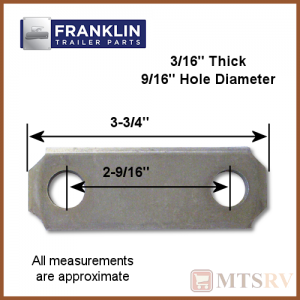 Franklin 2-9/16" Steel Shackle Link - Model #2SS - SINGLE