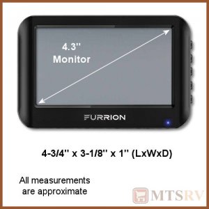 The 4.3" Furrion Vision S Single Camera Vehicle Observation System with 4.3" LCD Monitor