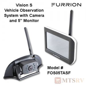 The 5" Furrion Vision S Single Camera Vehicle Observation System with 5" LCD Monitor