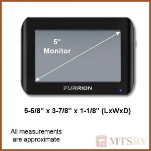 The 5" Furrion Vision S Single Camera Vehicle Observation System with 5" LCD Monitor