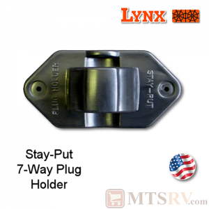 Lynx Levelers Stay-Put 7-Way Plug Holder with Mounting Screws - Model 8200B - USA Made