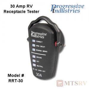 Progressive Industries 30A RV Receptacle Circuit Tester - RRT-30