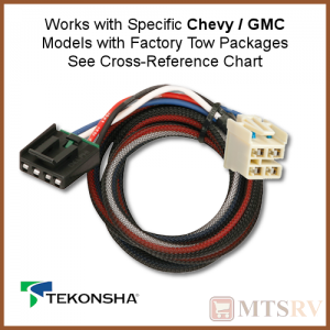Tekonsha OEM Brake Control Wiring Harness - Chevy/GM - #3016