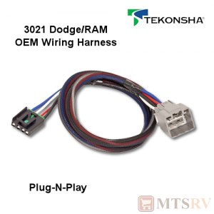 Tekonsha OEM Brake Control Wiring Harness - DODGE/RAM - #3021