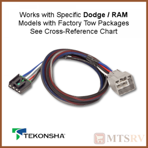 Tekonsha OEM Brake Control Wiring Harness - DODGE/RAM - #3021