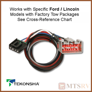 Tekonsha OEM Brake Control Wiring Harness - FORD / LINCOLN - #3034