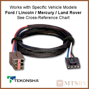 Tekonsha OEM Brake Control Wiring Harness - for Ford, Land Rover, Lincoln & Mercury - #3035