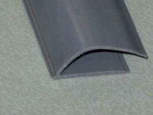 Vinyl Door Gasket Seal (Grey) #0710475 - BY THE FOOT