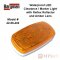 Bargman Waterproof LED AMBER Side Marker Clearance Light with Reflex Reflector