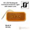 Fasteners Unlimited LED Rectangular Clearance Light with Amber Lens and White Base